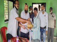 Foodgrain distribution at jumapatti families